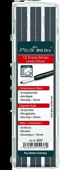 Pica BIG Dry Carpenter's Refill - 2H (6050)