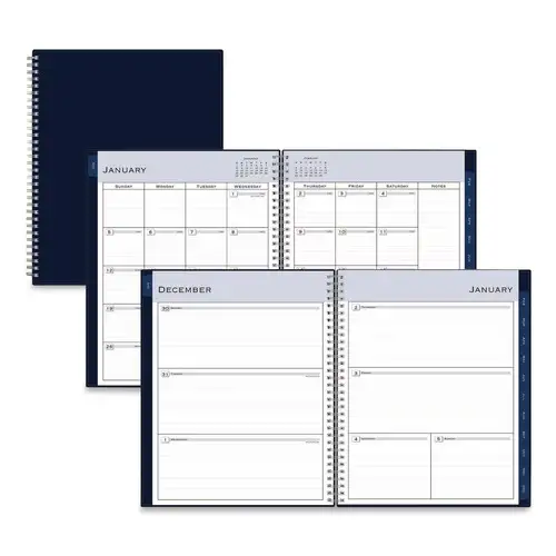 Blue Sky 11 in. x 8.5 in. 12-Month (Jan to Dec): 2026 Passages Weekly/Monthly Planner - Navy Cover