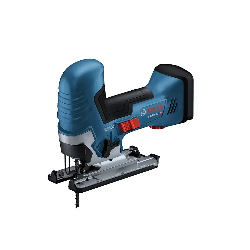 Factory Reconditioned Bosch 18V Brushless Lithium-Ion Cordless Barrel-Grip Jig Saw (Tool Only) - GST18V-50BN-RT