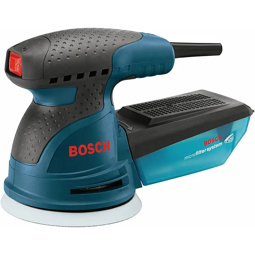 Factory Reconditioned Bosch 5 in.  VS Palm Random Orbit Sander Kit with Canvas Carrying Bag - ROS20VSC-RT