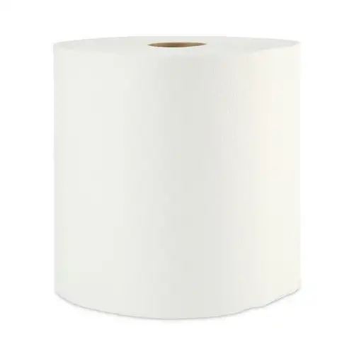 Boardwalk BWK35XTRA 1-Ply 8 in. x 800 ft. Xtra Roll Towels - White (6 Rolls/Carton)