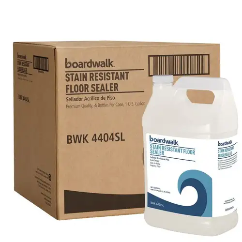 Boardwalk 1 gal. Stain Resistant Floor Sealer - Unscented (4/Carton)
