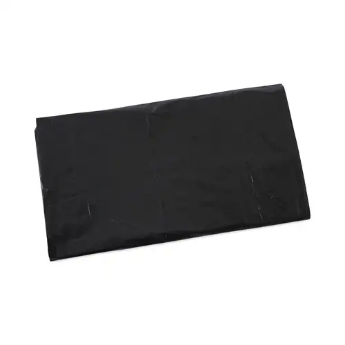 Boardwalk 40 in. x 46 in. 45 gal. 0.7 mil Linear Low Density Industrial Flat Pack Can Liners - Black (100/Carton)