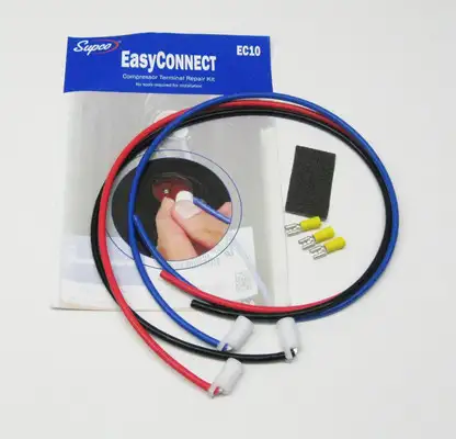 EC10 Supco Easy Connect Compressor Terminal Repair Kit 3- 2' 10 AWG Wires