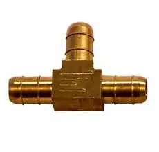 B-378 - 3/8 in. Barbed x 3/8 in. Barbed x 3/8 in. Barbed Straight Tee