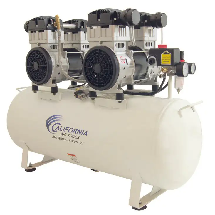 California Air Tools 20040CAD 4 HP 20 Gallon Ultra Quiet and Oil-Free Steel Tank Hot Dog Air Compressor - CAT-20040CAD