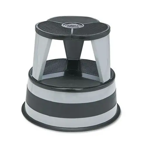 Cramer 16 in. Diameter x 14.25 in. h Kik-Step Steel 2-Step Stool - Slate