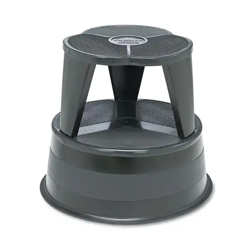 Cramer Kik-Step 16 in. x 14.25 in. 350 lbs. Capacity Steel Step Stool - Black