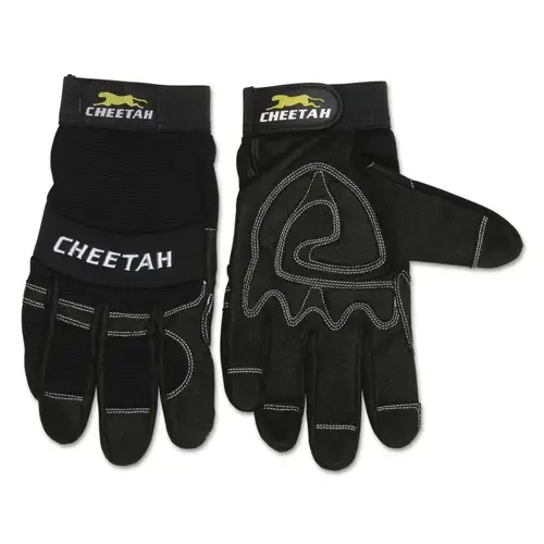 MCR Safety Cheetah Gloves - Small, Black (1-Pair)