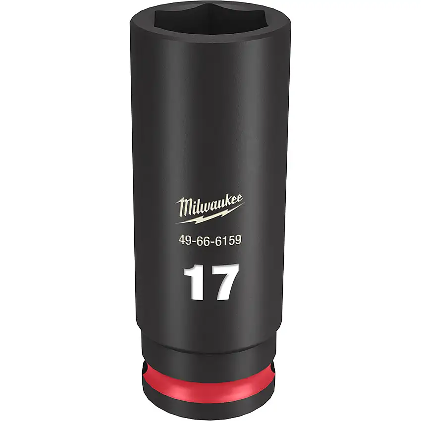 Milwaukee 49-66-6159 Shockwave Impact Duty 3/8" Drive 17MM Deep 6 Poin