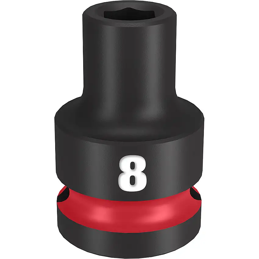 Milwaukee 49-66-6240 Shockwave Impact Duty 1/2" Drive 8MM Standard 6 P