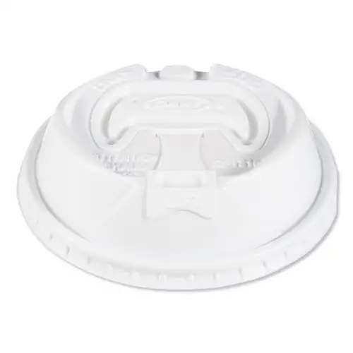 Dart OPT316 Optima Reclosable Lids for Paper Hot Cups fits 10 oz. - 24 oz. Cups - White (1000/Carton)