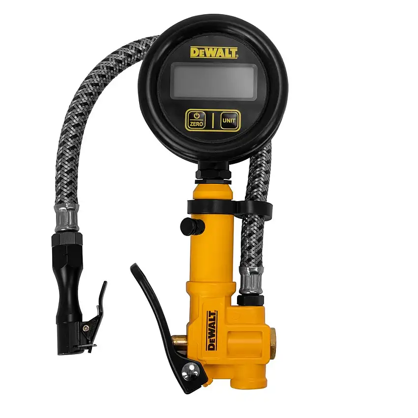 Dewalt 2.5 in. Digital Inflator with 12 in. Steel Braided Hose - DXCM024-0411