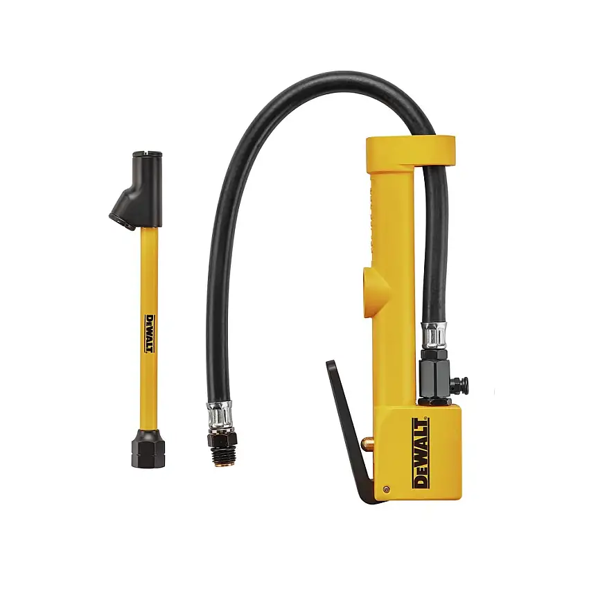 Dewalt Sight Glass Inflator with Dual Head Straight Chuck and 15 in. Hose - DXCM024-0437