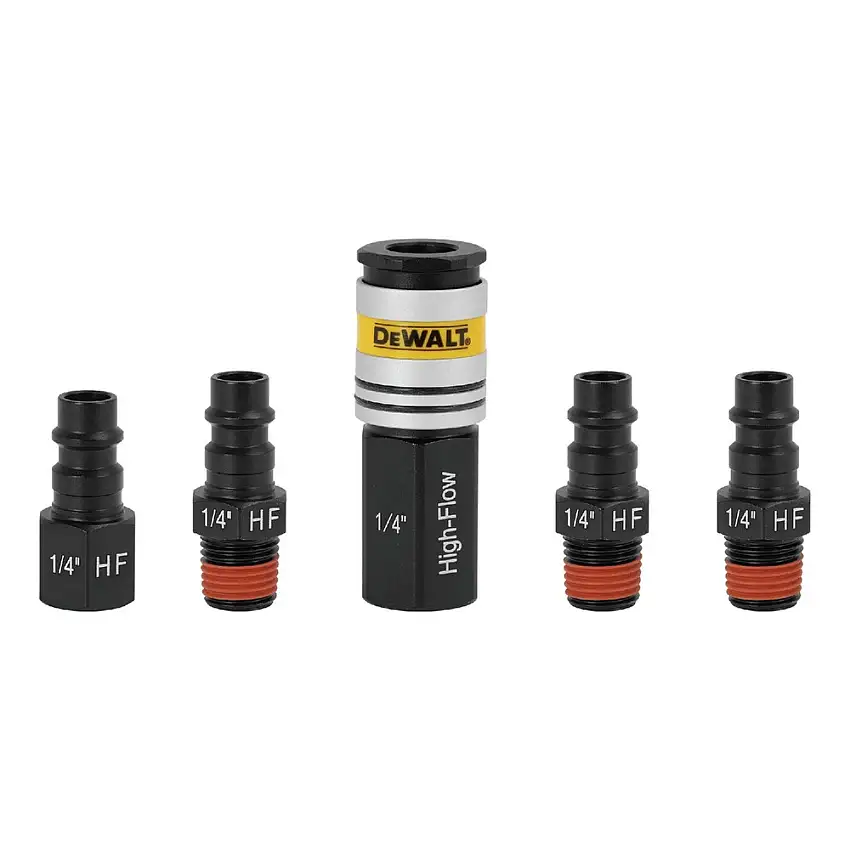 Dewalt 5-Piece High Flow Coupler and Plugs - DXCM036-0204