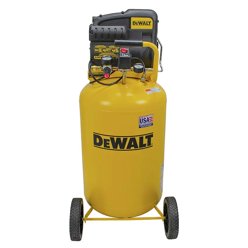 Dewalt 1.9 HP 30 Gallon Oil-Free Vertical Portable Corded Air Compressor - DXCMLA1983012