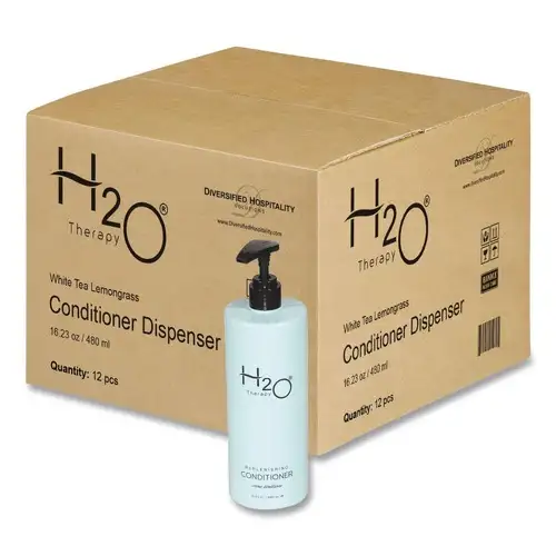 Diversified Hospitality Solutions H2O Therapy 16.23 oz Conditioner - White Tea and Lemongrass (12/Carton)