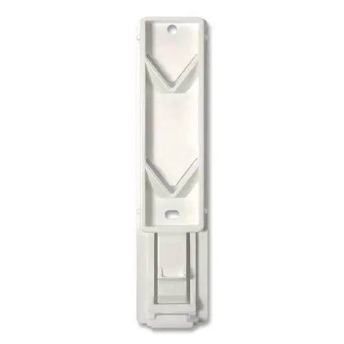 Diversified Hospitality Solutions EcoLux 1.19 in. x 0.44 in. x 5.69 in. Single Air Dispenser Bracket - White (24/Carton)