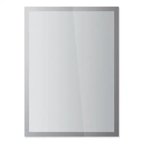 Durable 11 in. x 17 in. DURAFRAME SUN Sign Holder - Silver Frame (2/Pack)