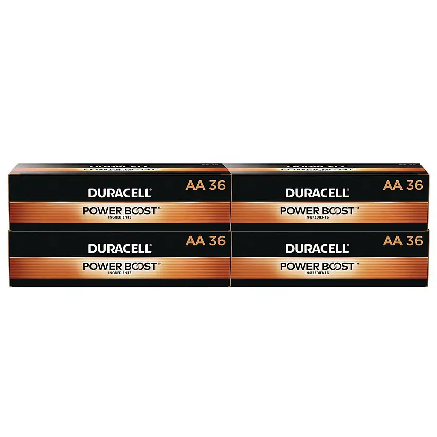 Duracell Power Boost CopperTop Alkaline AA Batteries (144/Carton) - MN15P36CT