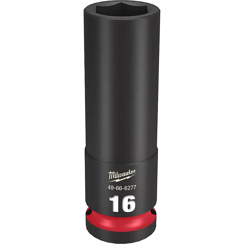 Milwaukee 49-66-6277 Shockwave Impact Duty 1/2" Drive 16MM Deep 6 Poin