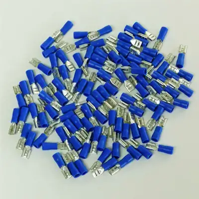 Supco T2002C Insulated Female Slip On Electrical Terminal Connector Pack of 100 for 16-14 Wire