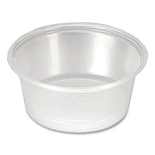 Fabri-Kal PPC150 1.5 oz Plastic Portion Cups - Clear (2500/Carton)