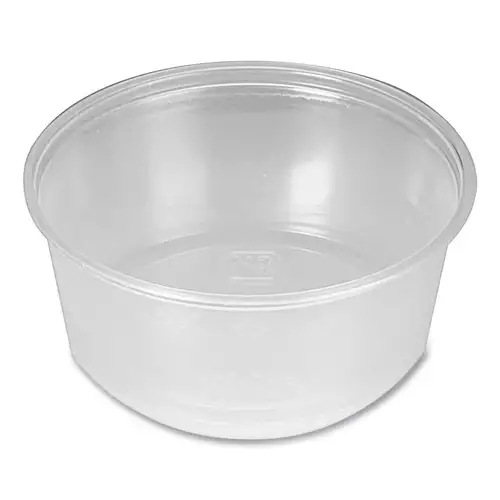 Fabri-Kal 3.25 oz Plastic Portion Cups - Clear (2500/Carton)