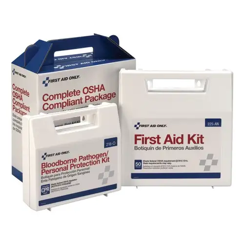 First Aid Only 229-Piece ANSI/OSHA Compliant First Aid Kit for 50 People