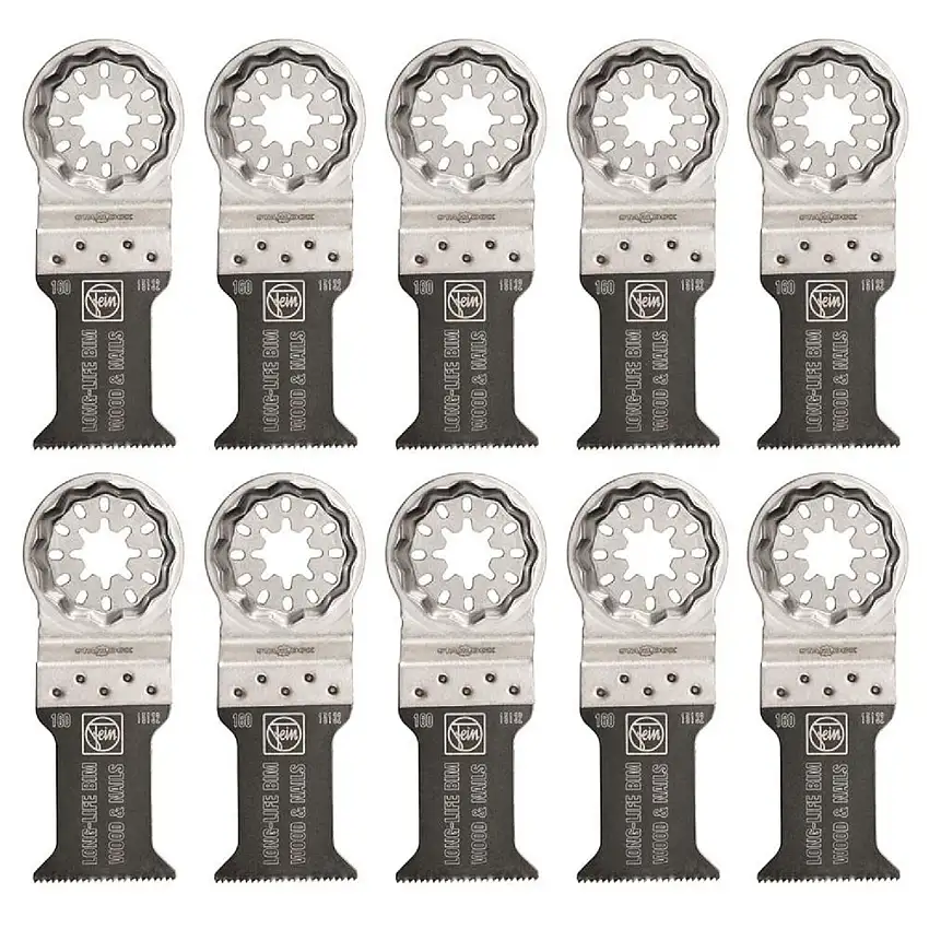 Fein 1-3/8 in. Long-Life Bi-Metal Oscillating E-Cut Saw Blade (10-Pack) - 63502160290
