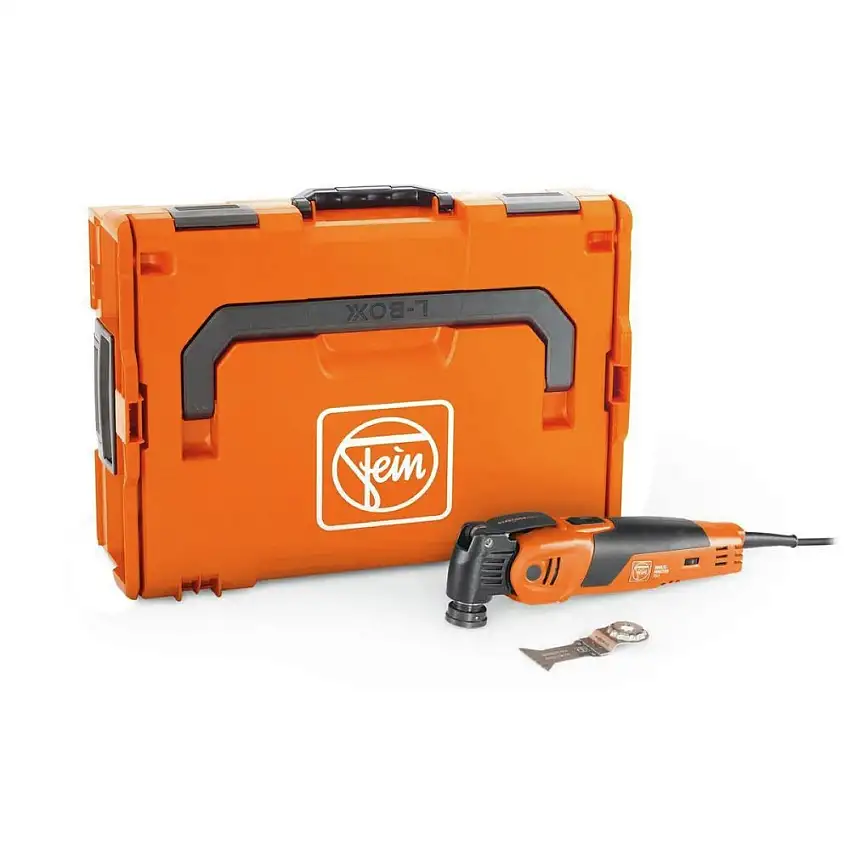 Fein MultiMaster MM 700 Max Corded Oscillating Multitool with L-Boxx and E-Cut Saw Blade - 72296863090