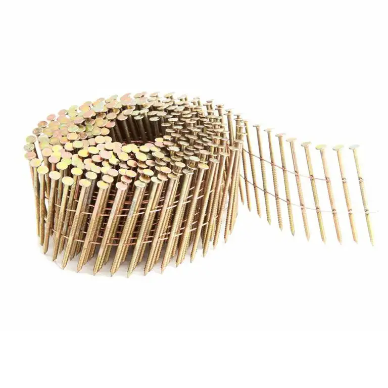 Freeman 3,600-Piece 2 in. 15-Degree Wire Collated Galvanized Ring Shank Coil Siding Nails - SNRSG92-2WC