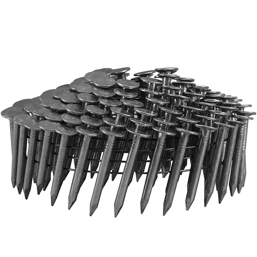 Freeman 15 Degree 1-1/4 in. Wire Collated Stainless Steel Ring Shank Coil Roofing Nails (3600 Count) - SSRN-125C36