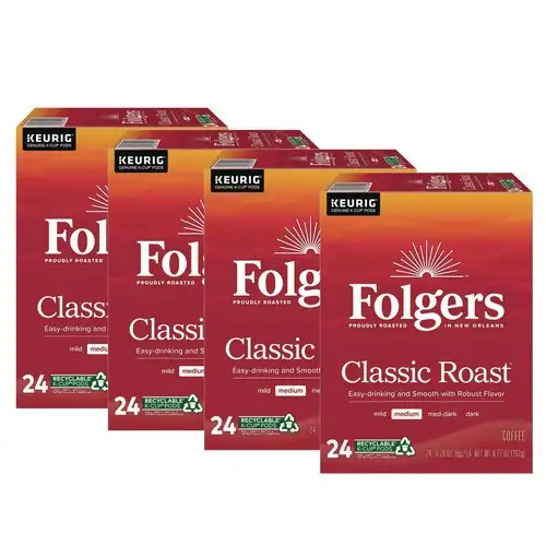 Folgers Gourmet Selections Coffee K-Cups - Classic Roast (96/Carton)
