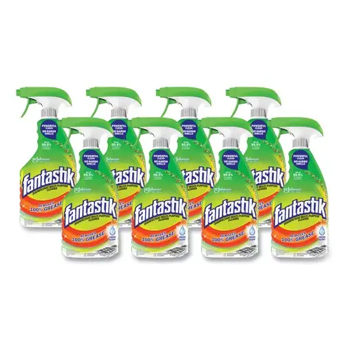Fantastik 32 oz Disinfectant Multi-Purpose Cleaner - Fresh Scent (8/Carton)