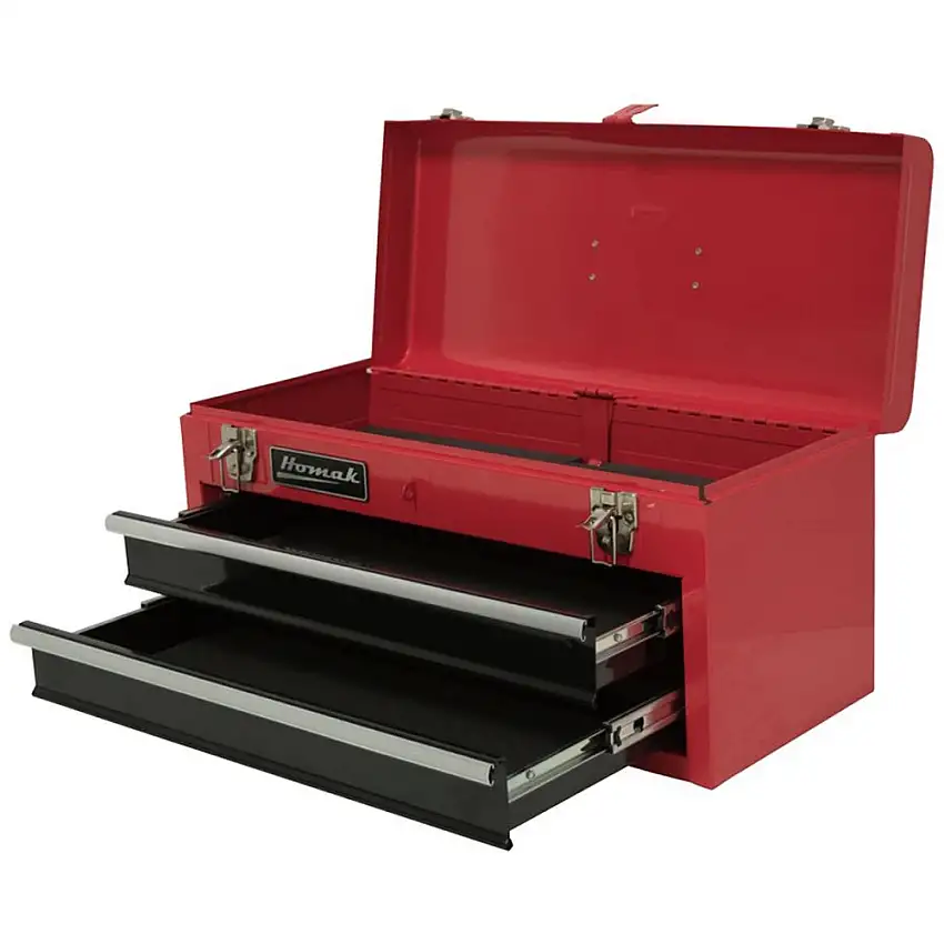 Homak 20 in. 2-Drawer Toolbox - Red - RD01022001