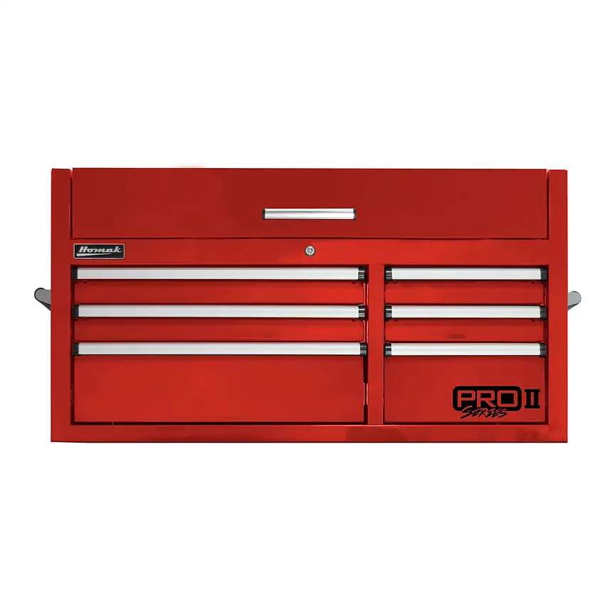 Homak Homak 41 in. Pro 2 6-Drawer Top Chest - Red - RD02041062
