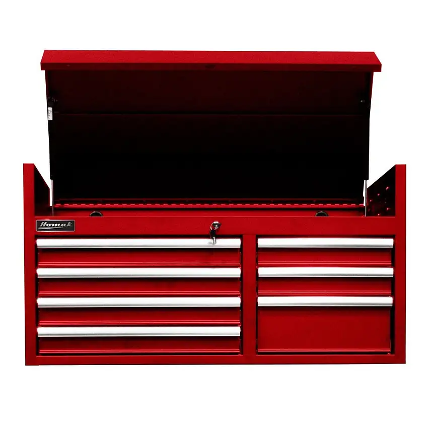 Homak SE 41 in. 7 Drawer Top Chest - Red - RD02041072