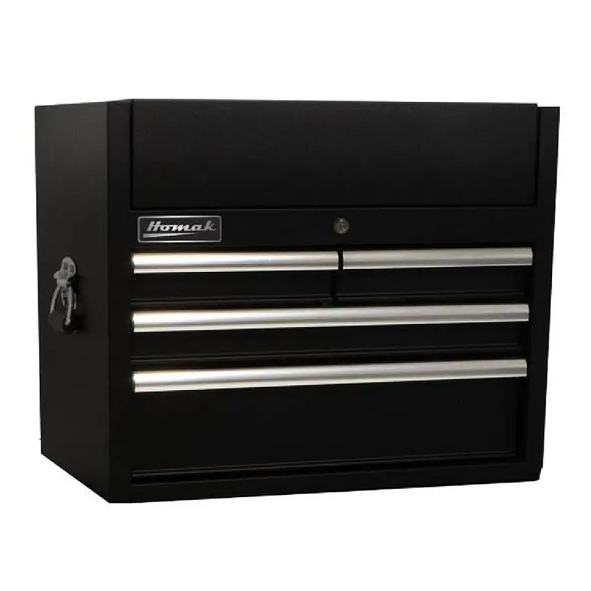 Homak SE Series 27 in. 4-Drawer Top Chest with Outlet - TBK2027042