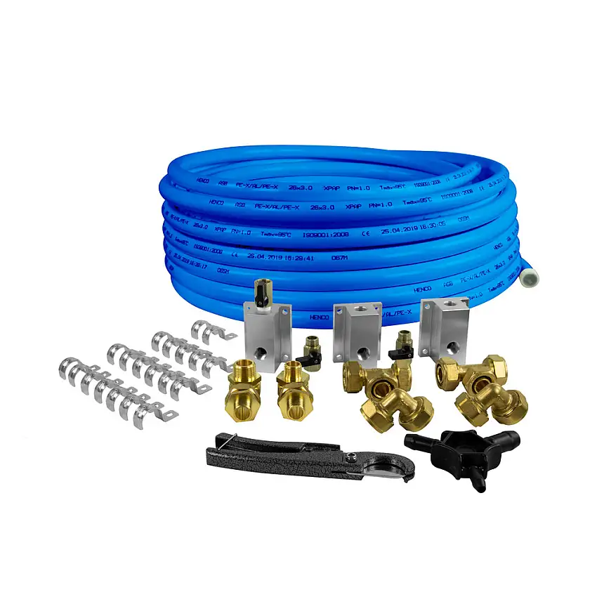 Industrial Air 36-Piece 3/4 in. x 100 ft. Air Piping System Set - 024-0397IA