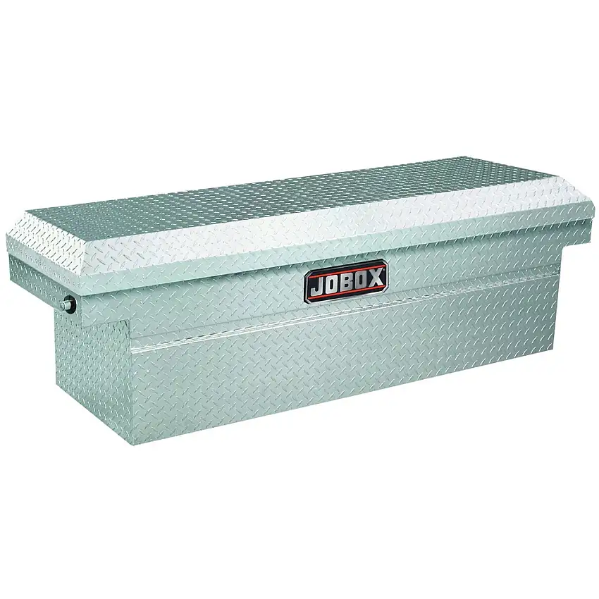 JOBOX Aluminum Single Lid Mid-size Crossover Truck Box - Clear Coat - JAC1391980