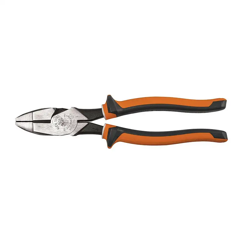 Klein Tools 2139NEEINS 9 in. New England Nose Insulated Side Cutter Pliers with Knurled Jaws