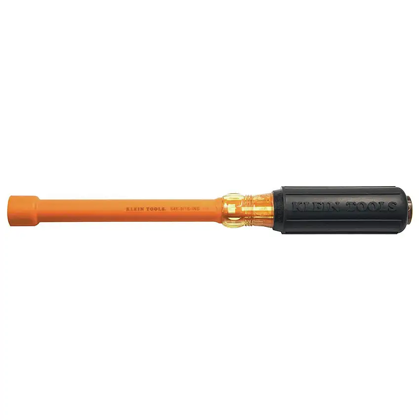 Klein Tools 646-9/16-INS 6 in. Hollow Shaft 9/16 in. Insulated Nut Driver