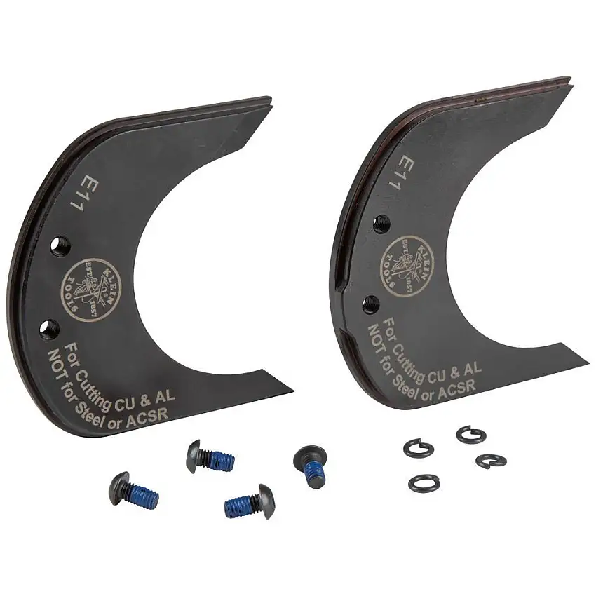 Klein Tools 2-Piece 4.5 in. Cu/Al Closed-Jaw Cutter Replacement Blades - BAT20GD4BAC
