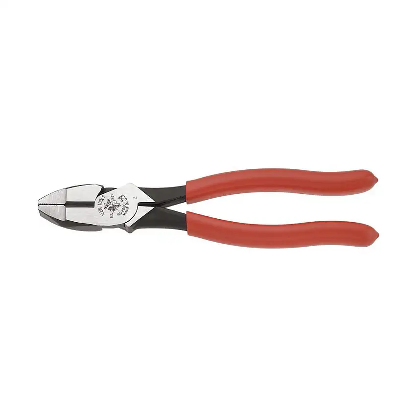 Klein Tools Thicker-Dipped Handle Heavy-Duty Lineman’s Pliers - HD2000-9NE