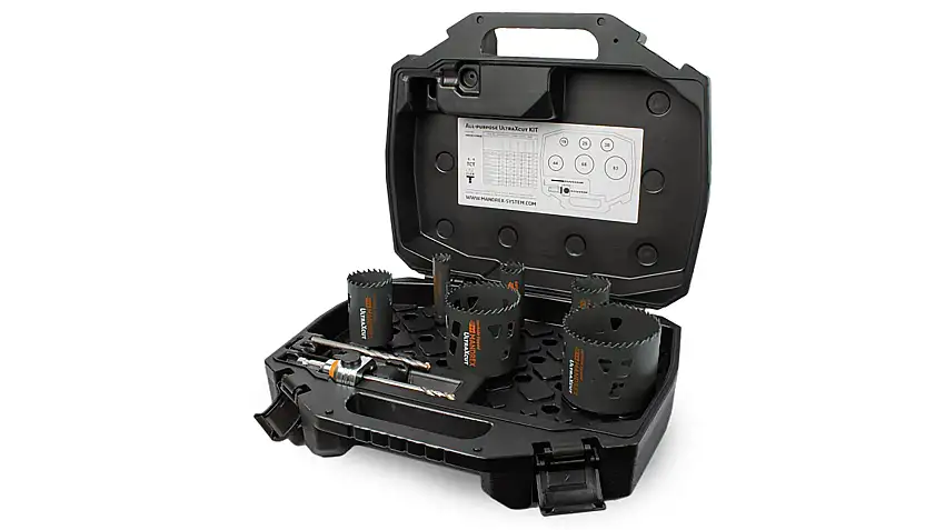 Mandrex UltraXcut hole saw set, 8-piece