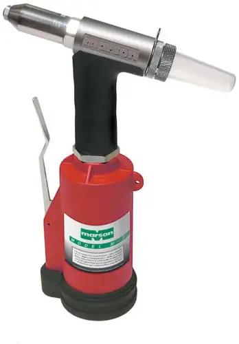 Marson M39058 M-4 Heavy Duty Air Pneumatic Riveter | .748"/19 mm Stroke | 70-95 PSI | 3/32" - 1/4" Capacity