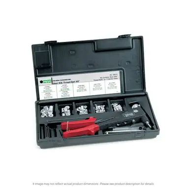 Marson M39314 Steel Klik Thread-Sert Kit with Plastic Case | Includes M39300 Rivet Nut Tool