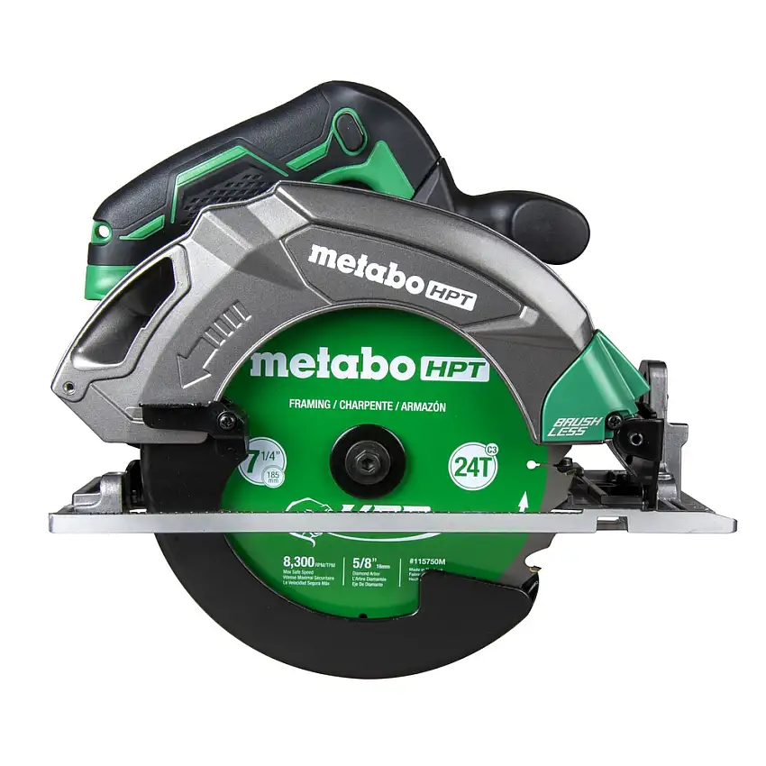 Metabo HPT 18V MultiVolt Brushless Lithium-Ion 7-1/4 in. Cordless Circular Saw (Tool Only) - C1807DAQ4M