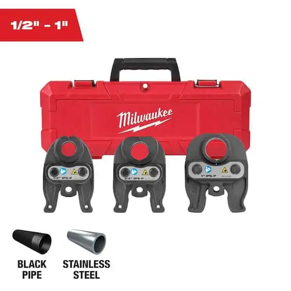 Milwaukee 1/2 - 1 inch CTS-V Pivoting Press Ring Kit for M18 FORCE LOG